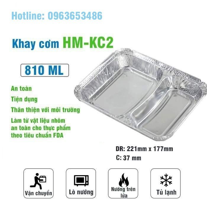 Khay cơm 810ml