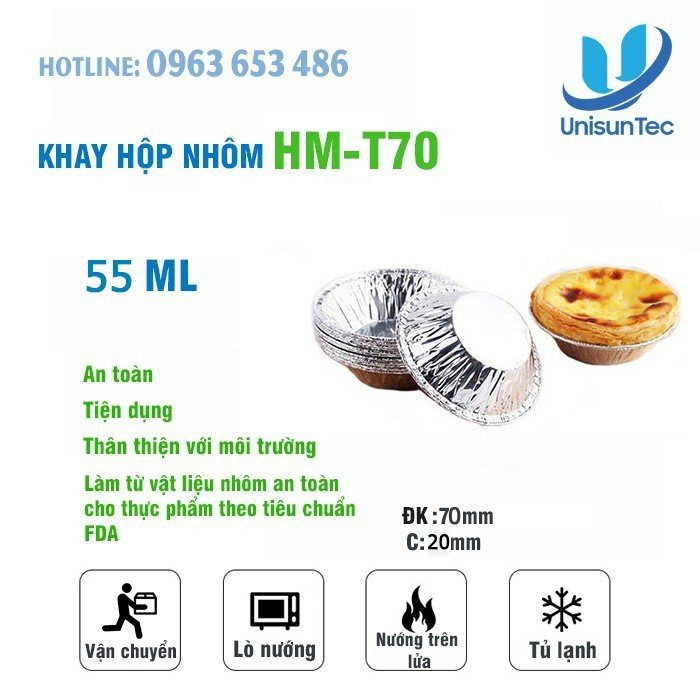 khay nhôm nướng bánh nướng hầu