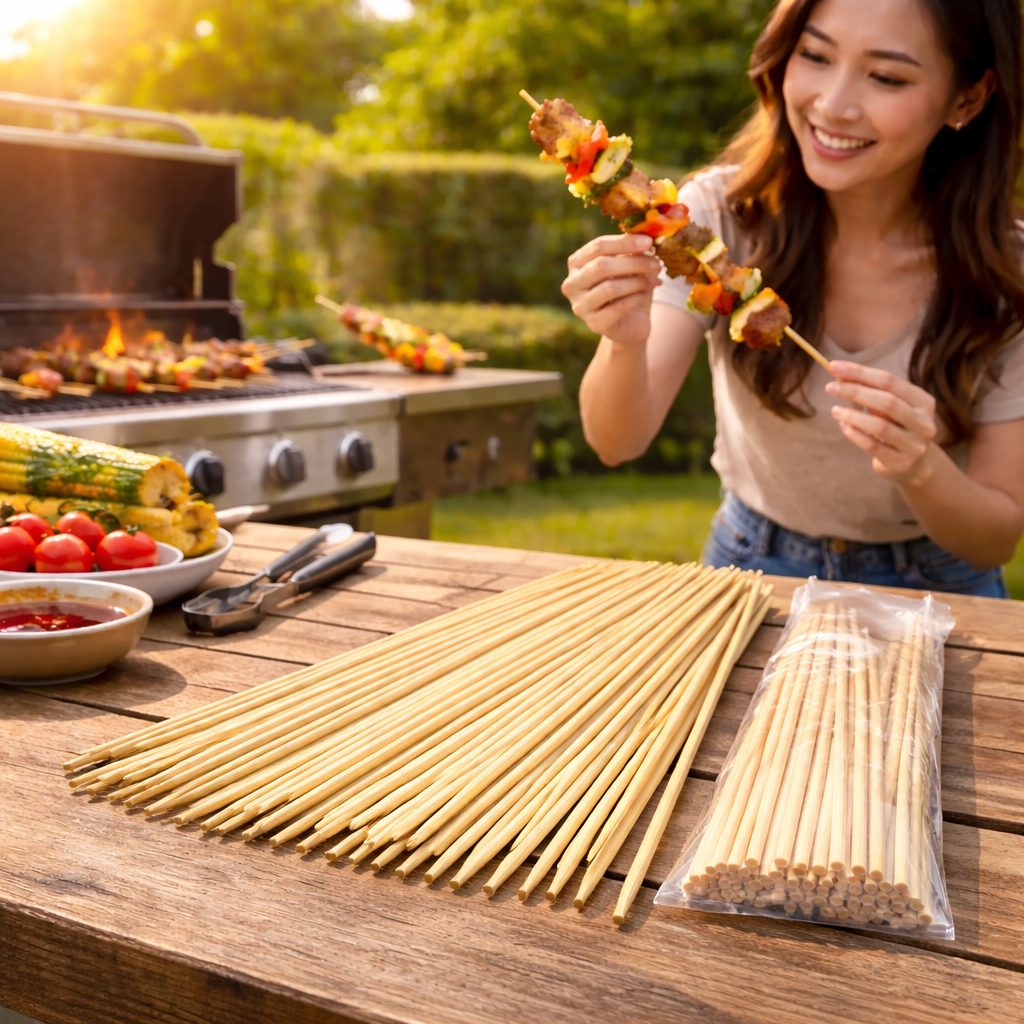 Que xiên tre nướng BBQ giá sỉ – Nhà sản xuất uy tín tại Việt Nam