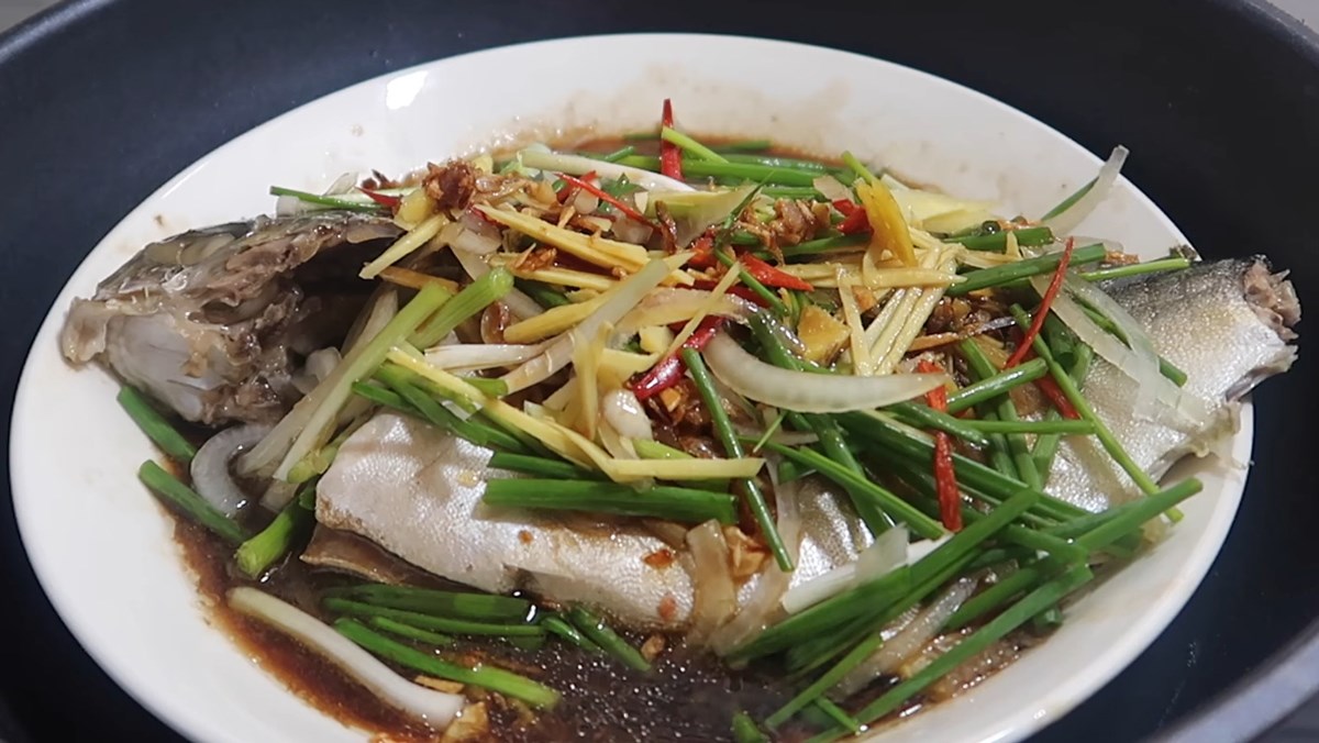 cá hấp giấy bạc