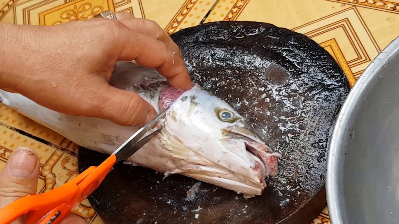 Cá lóc nướng giấy bạc bằng nồi chiên không dầu