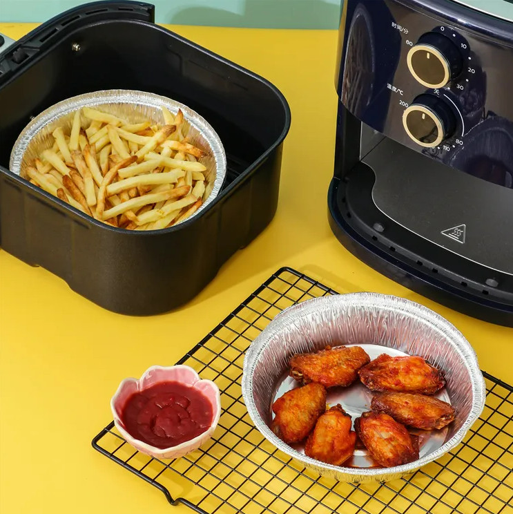 Khay giấy bạc nồi chiên không dầu 10 lít